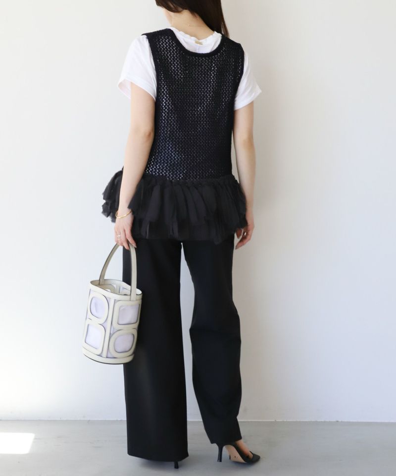 【ADAWAS】フリンジメッシュベスト-FRINGE MESH VEST/0324108005