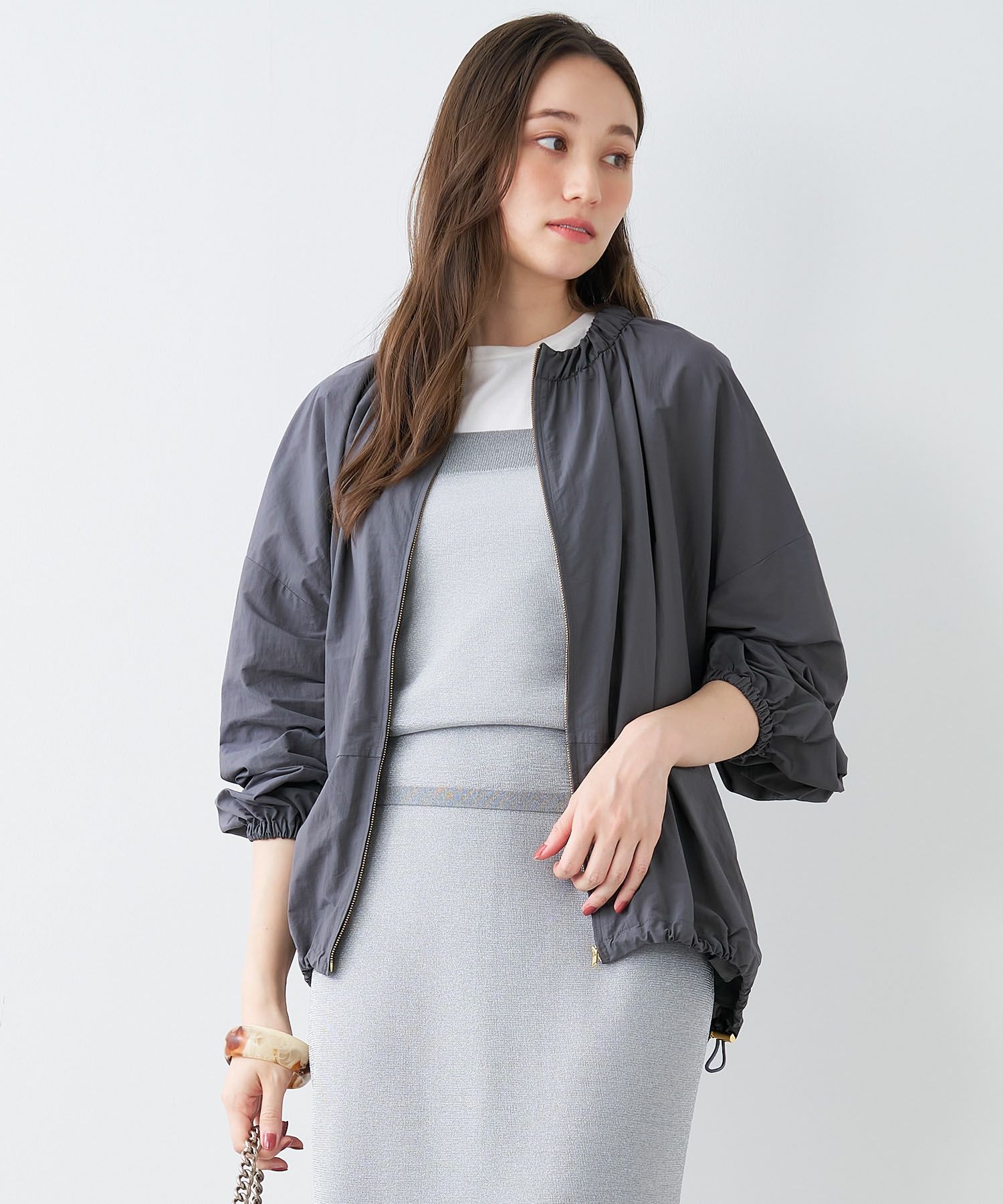 50%off]ペーパーナイロンブルゾン/0124206111 | MICA&DEAL ONLINE STORE