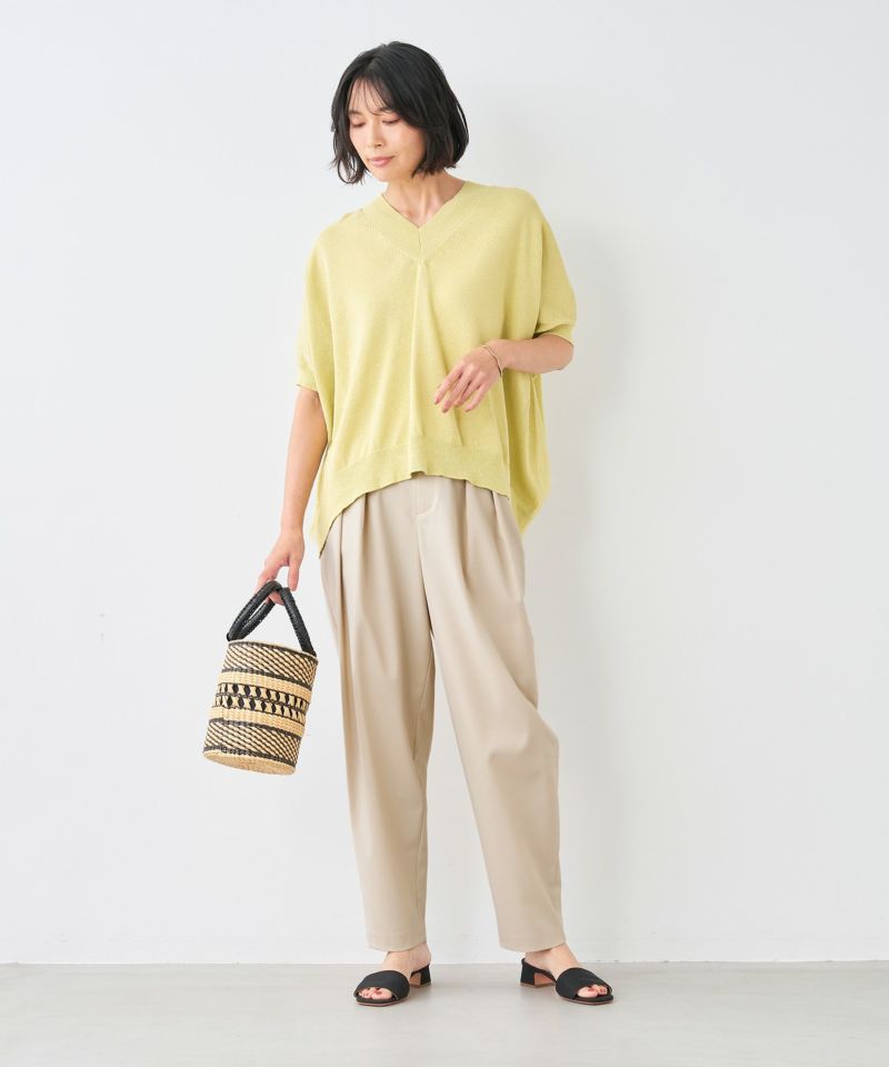 Vネックワイドプルオーバー/0124208102 | MICA&DEAL ONLINE STORE