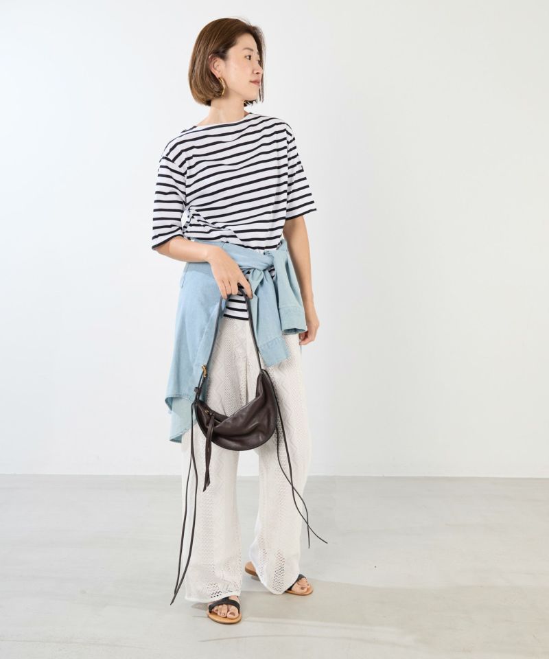 RADICA STUDIO ブラウン RADICA STUDIO】カーフレザーナッパショルダーバッグ-AMACA MINI