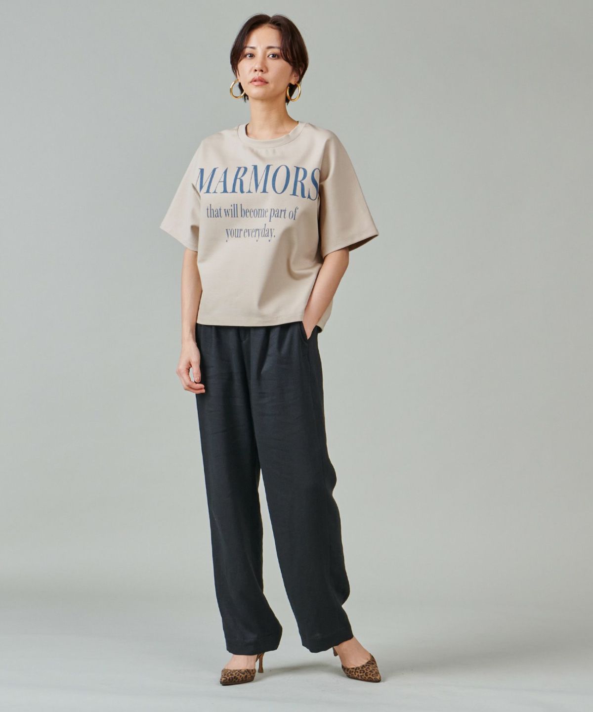 marmors】2tuck easy pants/0224203044 | MICA&DEAL ONLINE STORE