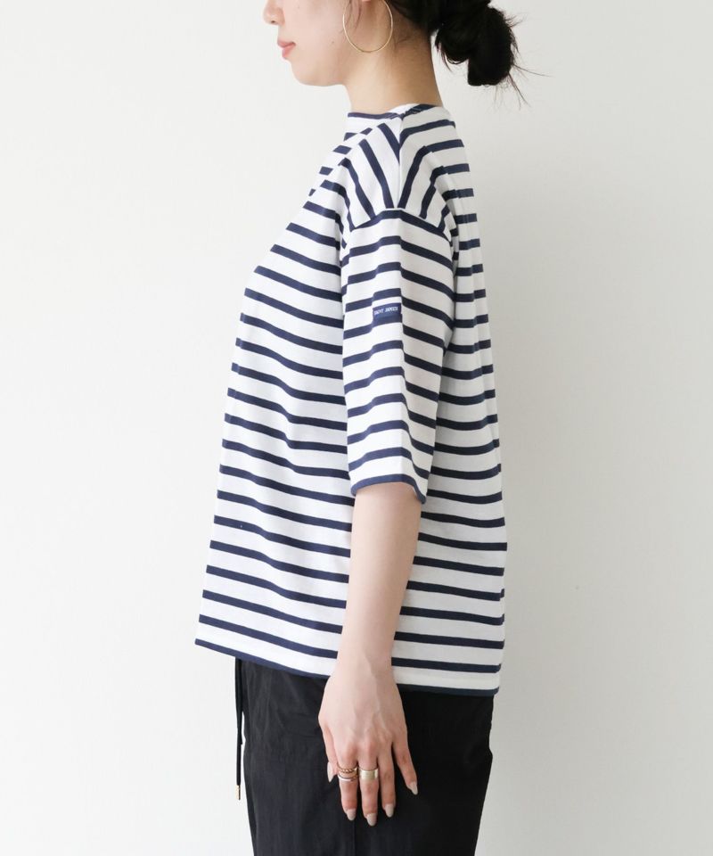 ☆ダク付き未使用品【IENA】セントジェームス　ピリアックルーズ　イエロー3 SAINT JAMES】ピリアックルーズボーダーT-shirt/0324109014
