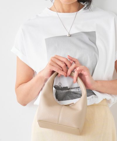 FRENZLAUER】レザーミニハンドバッグ-Mini Panier Grained/0324110117