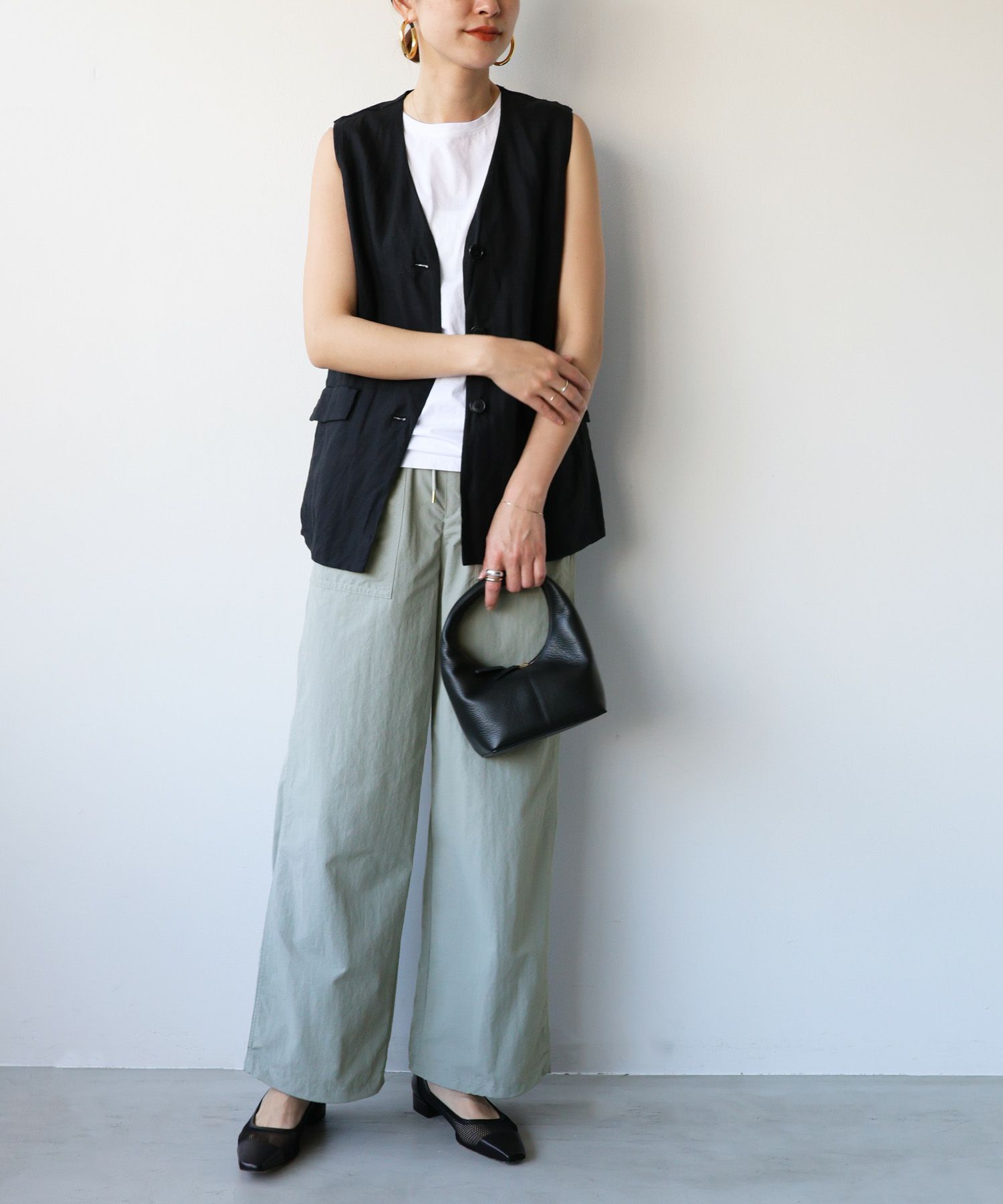 30%off]【FRENZLAUER】レザーミニハンドバッグ-Mini Panier Grained