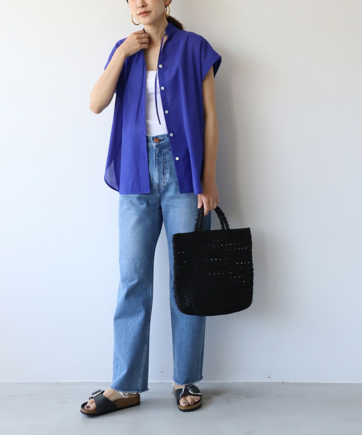 329t*美品 CYCLAS シクラス スカラップ フリルカラー ブラウス 美品 シクラス cyclas スカラップ フリルカラー ブラウス - メルカリ