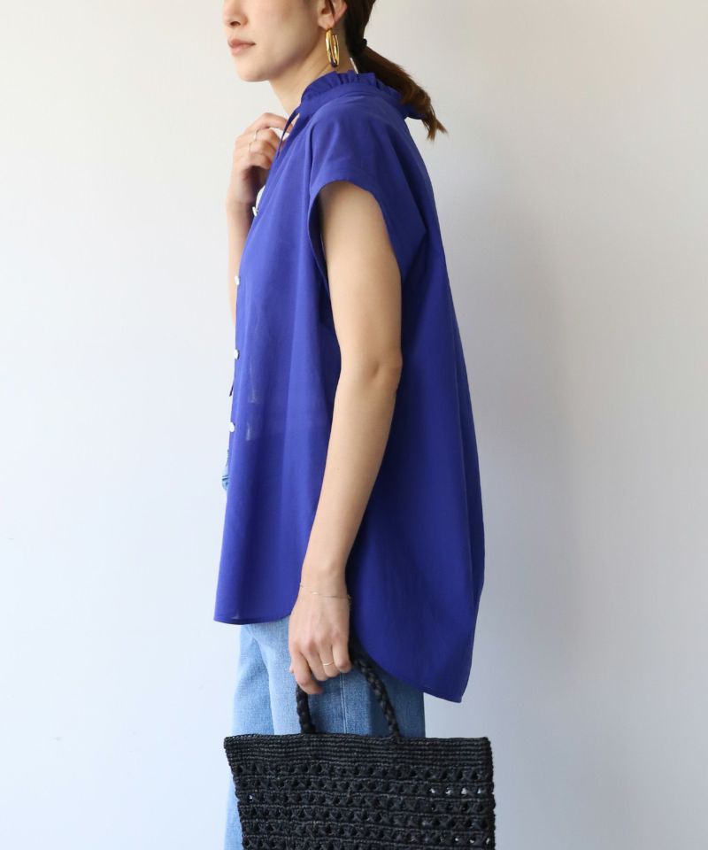 【新品同様】MICA＆DEAL　フリルカラースキッパーブラウス MICA＆DEAL｜フリルカラースキッパーブラウス | Rakuten Fashion