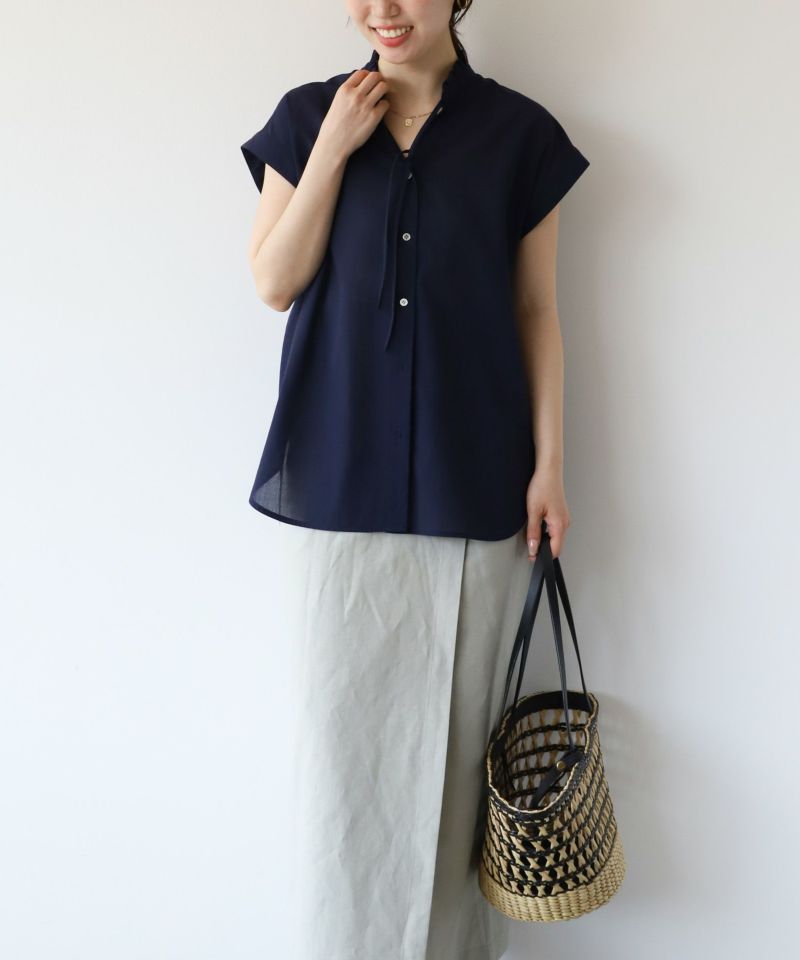 【新品同様】MICA＆DEAL　フリルカラースキッパーブラウス MICA＆DEAL｜フリルカラースキッパーブラウス | Rakuten Fashion