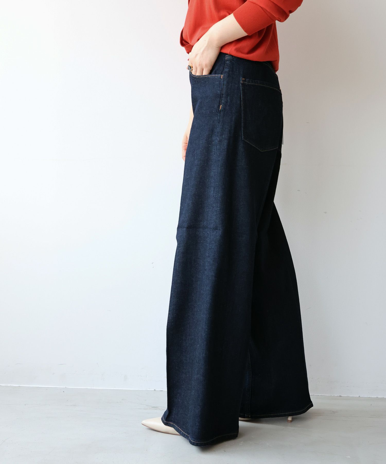 Healthy DENIM】ハイライズバギーデニム-Wild Ginger/0324303002