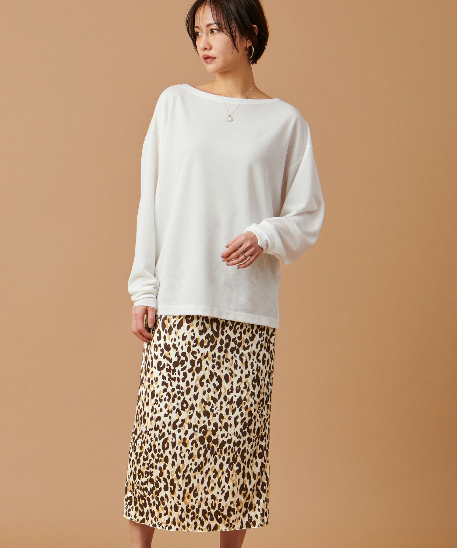 marmors】original leopard skirt/0224302070 | MICA&DEAL ONLINE STORE