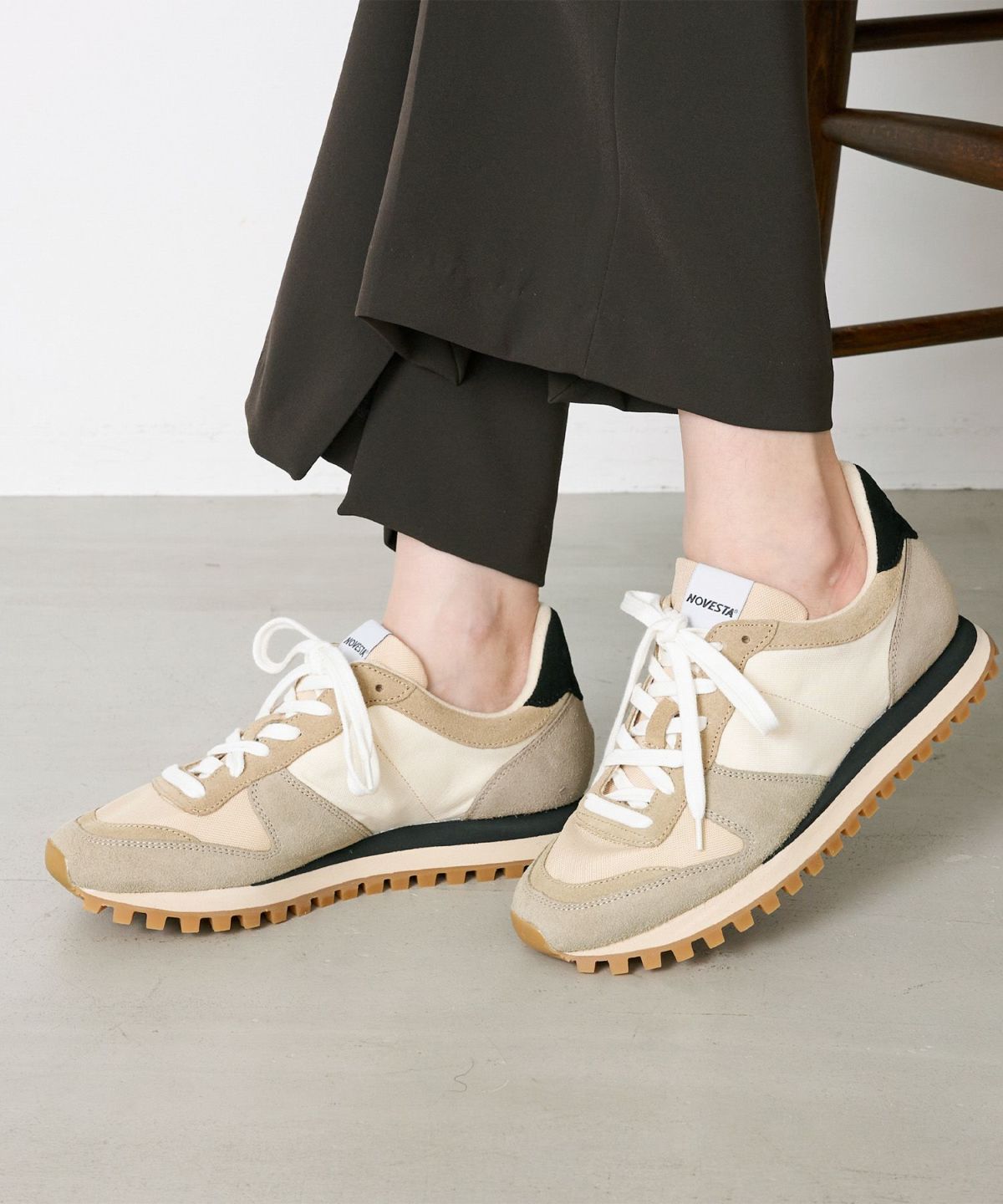 NOVESTA MARATHON TRAIL GRAY×BEIGE サイズ39 NOVESTA MARATHON TRAILスニーカー gray beige | coromo-cya-ya