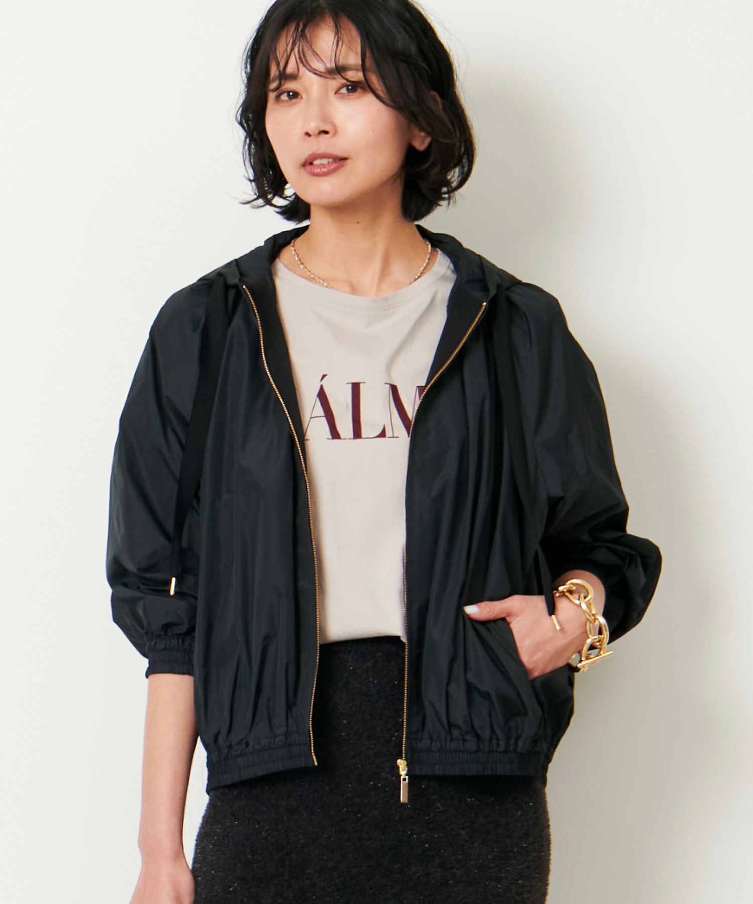 50%off]シャンブレーフーデットブルゾン/0124306204 | MICA&DEAL 