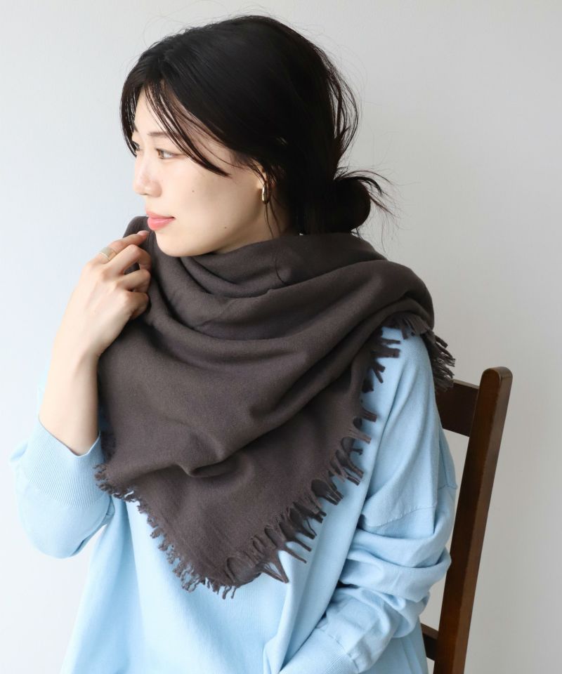 ASAUCE MELER】ファインラムエアリーソリッドウールストール/0324310029 | MICA&DEAL ONLINE STORE