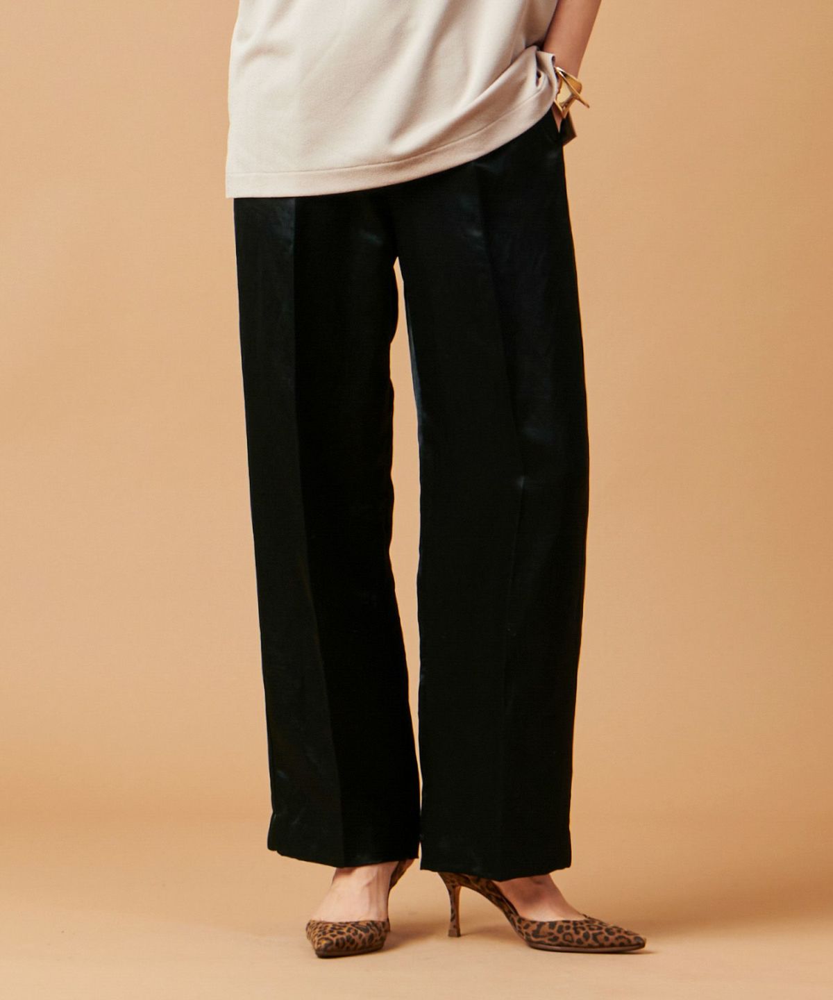 marmors】satin wide pants/0224303072 | MICA&DEAL ONLINE STORE