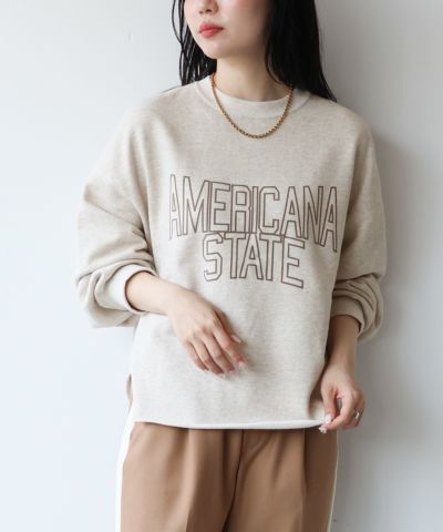 予約】【AMERICANA】別注-裏起毛スウェットワンピース/0324309025 | MICA&DEAL ONLINE STORE