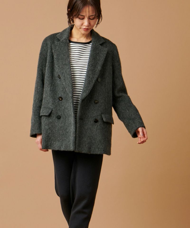 ジャケット・アウター marmors shaggy double tailored jacket marmors shaggy double tailored jacket