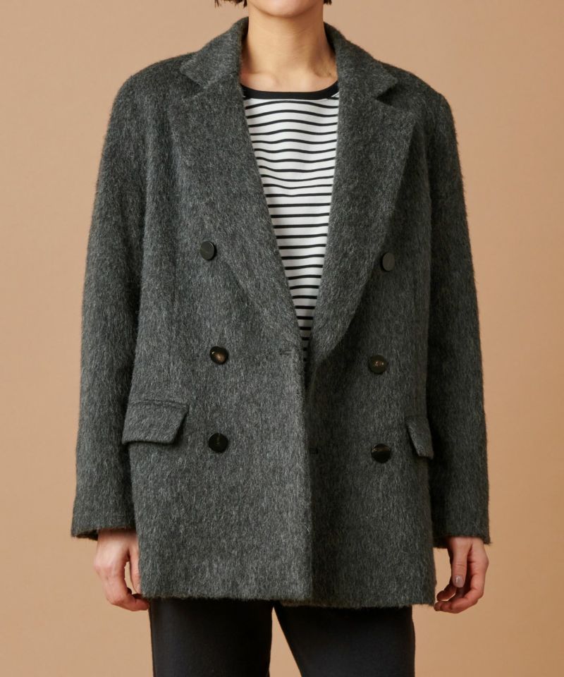 marmors shaggy double tailored jacket