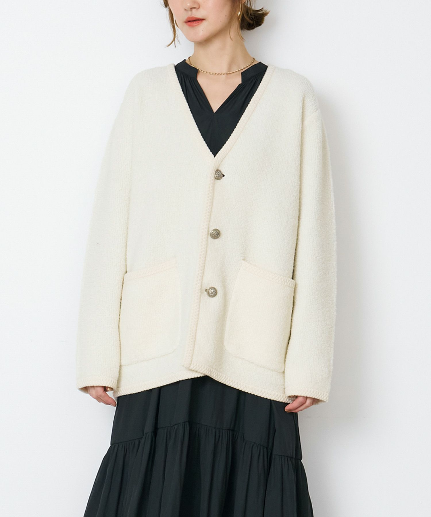 adawas LOOP KNITTED JACKET pants（ADAWAS/アダワス】ループコクーン  