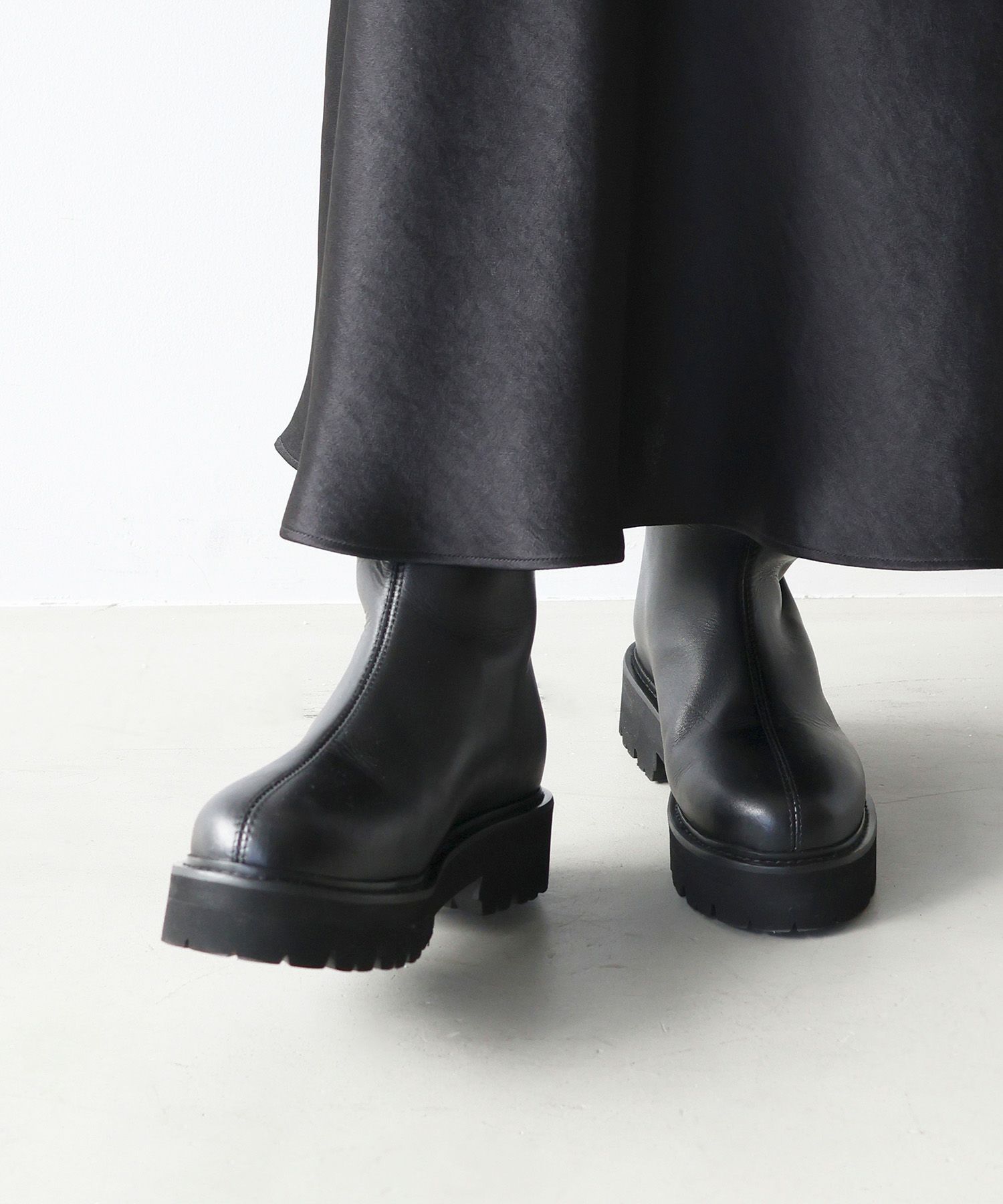 40%off]【CAMINANDO】バックジップショートブーツ-BACK ZIP