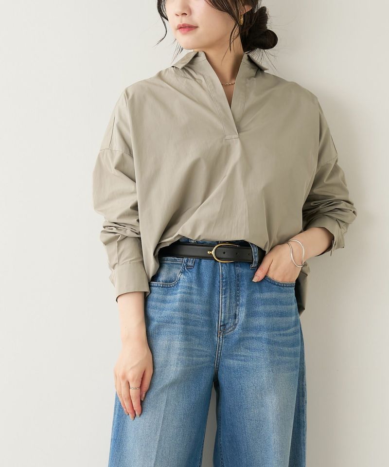 専用　ビアズリー　スキッパー　バックタックリネンブラウス　美品☆ 専用 ビアズリー スキッパー バックタックリネンブラウス 美品