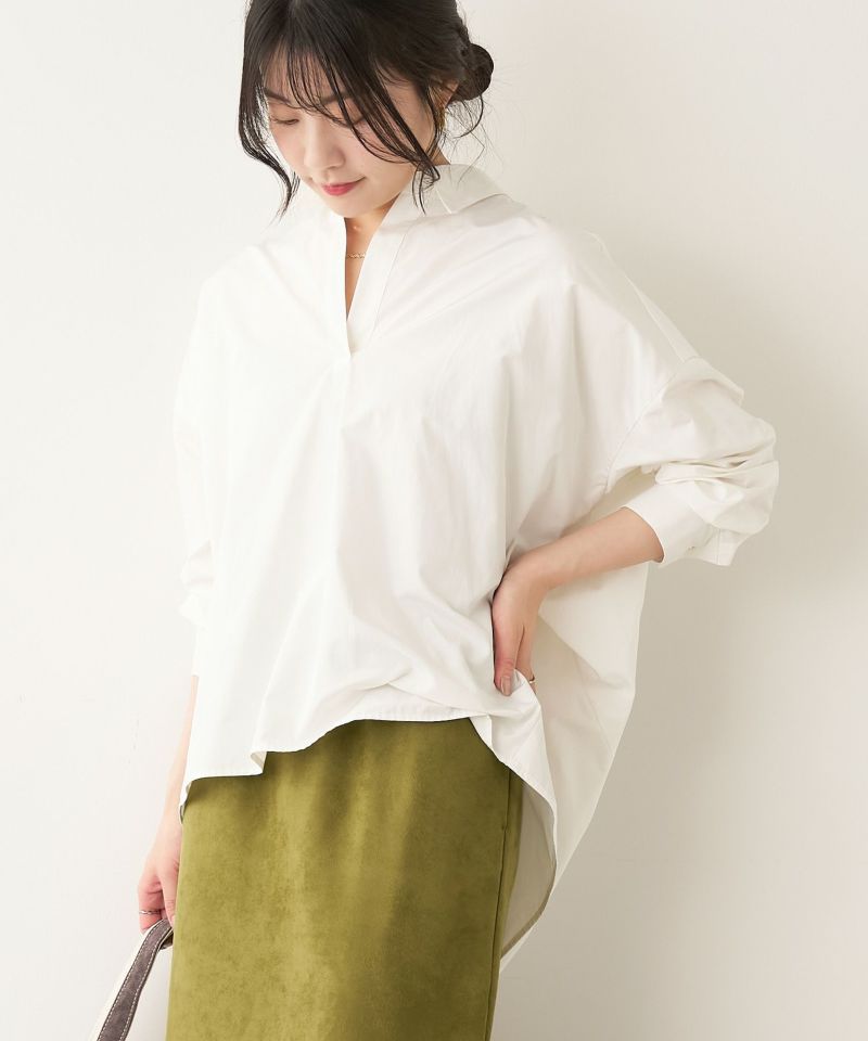 50%off]バックタックスキッパーブラウス/0124401304 | MICA&DEAL
