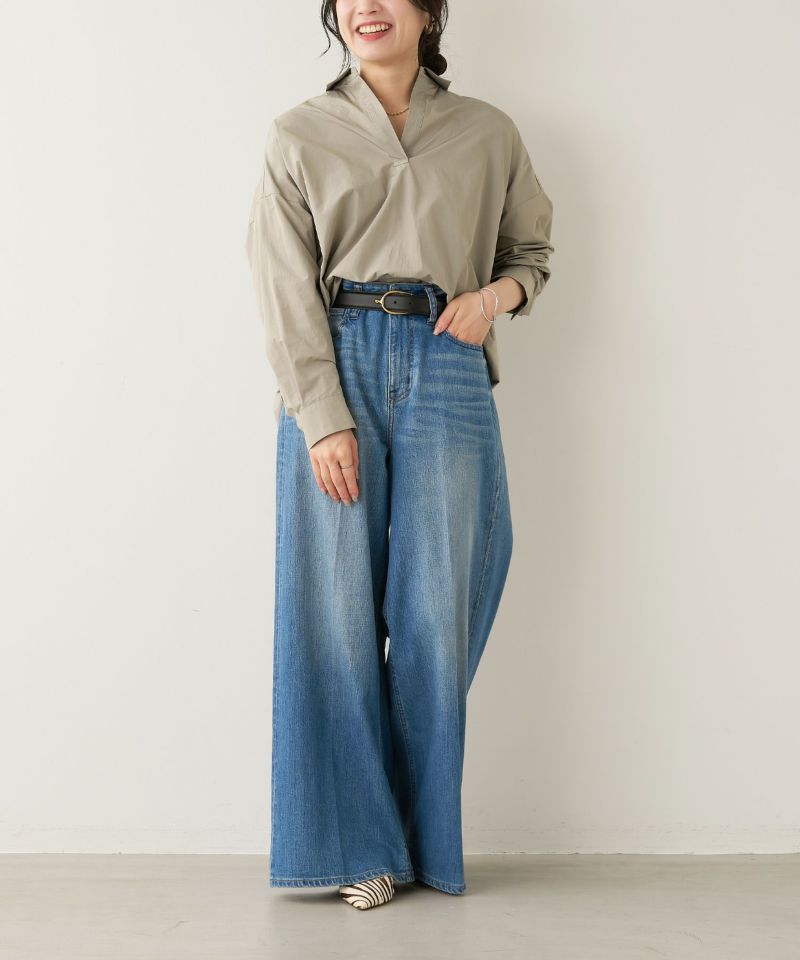 専用　ビアズリー　スキッパー　バックタックリネンブラウス　美品☆ 専用 ビアズリー スキッパー バックタックリネンブラウス 美品