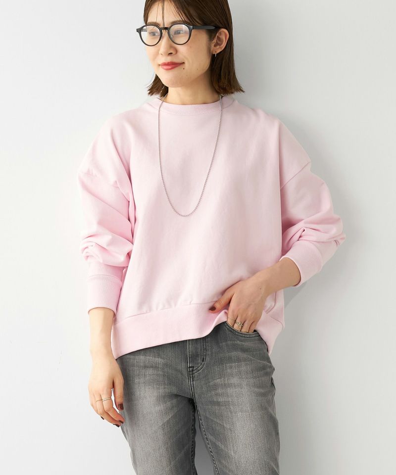 30%off]ルーズスリーブスウェット/0124409300 | MICA&DEAL