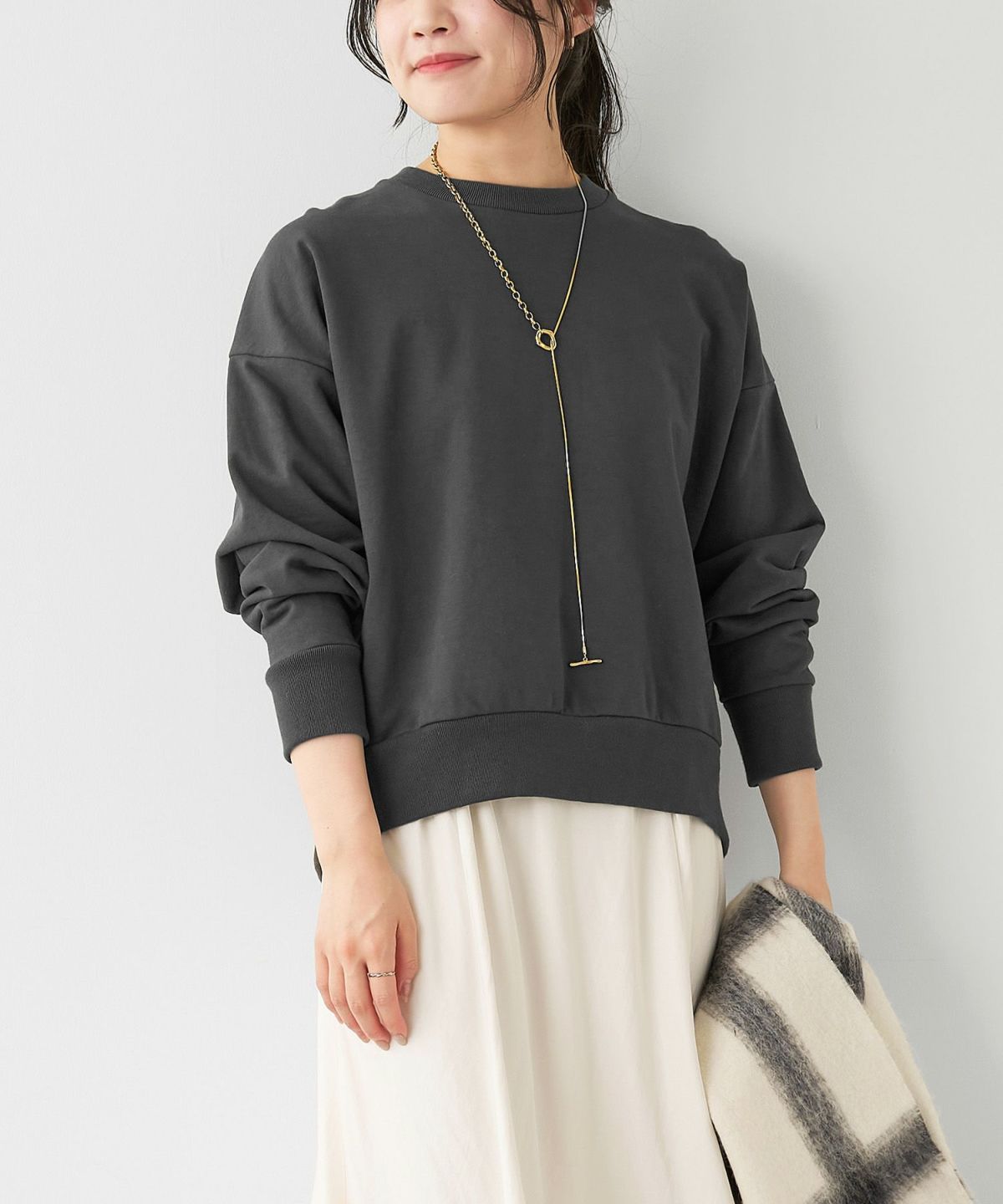 ルーズスリーブスウェット/0124409300 | MICA&DEAL ONLINE STORE