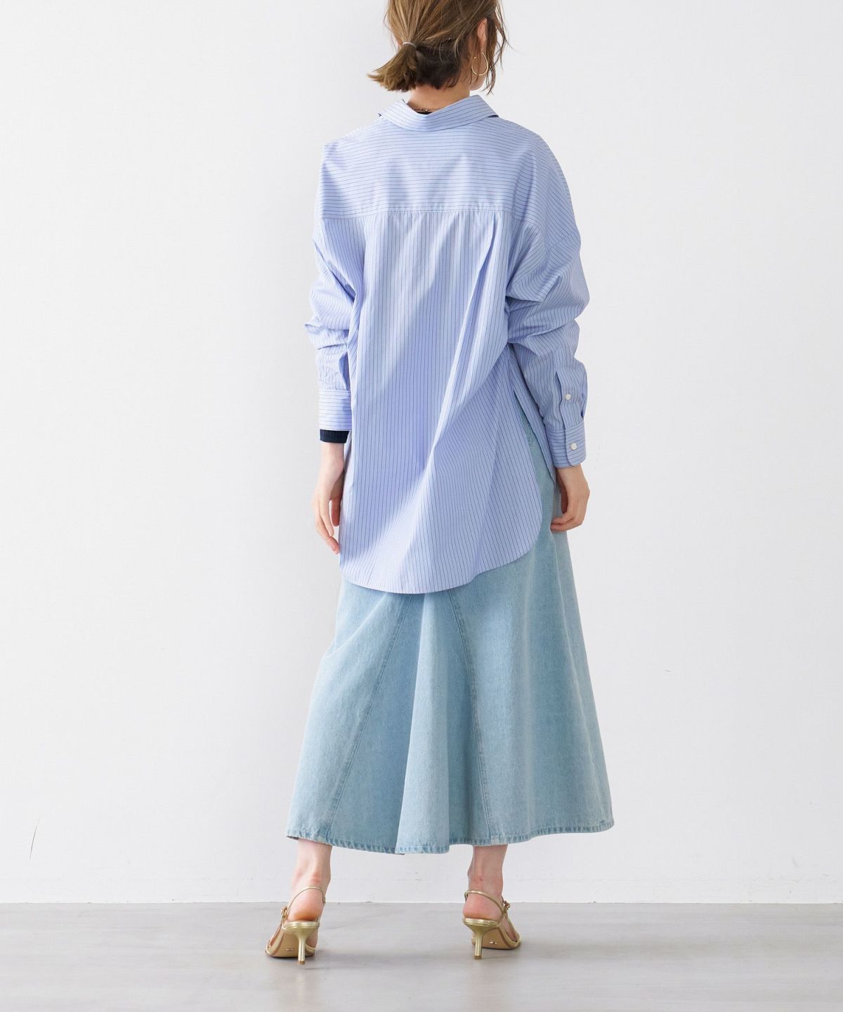 ストライプオーバーシャツ/0125101020 | MICA&DEAL ONLINE STORE