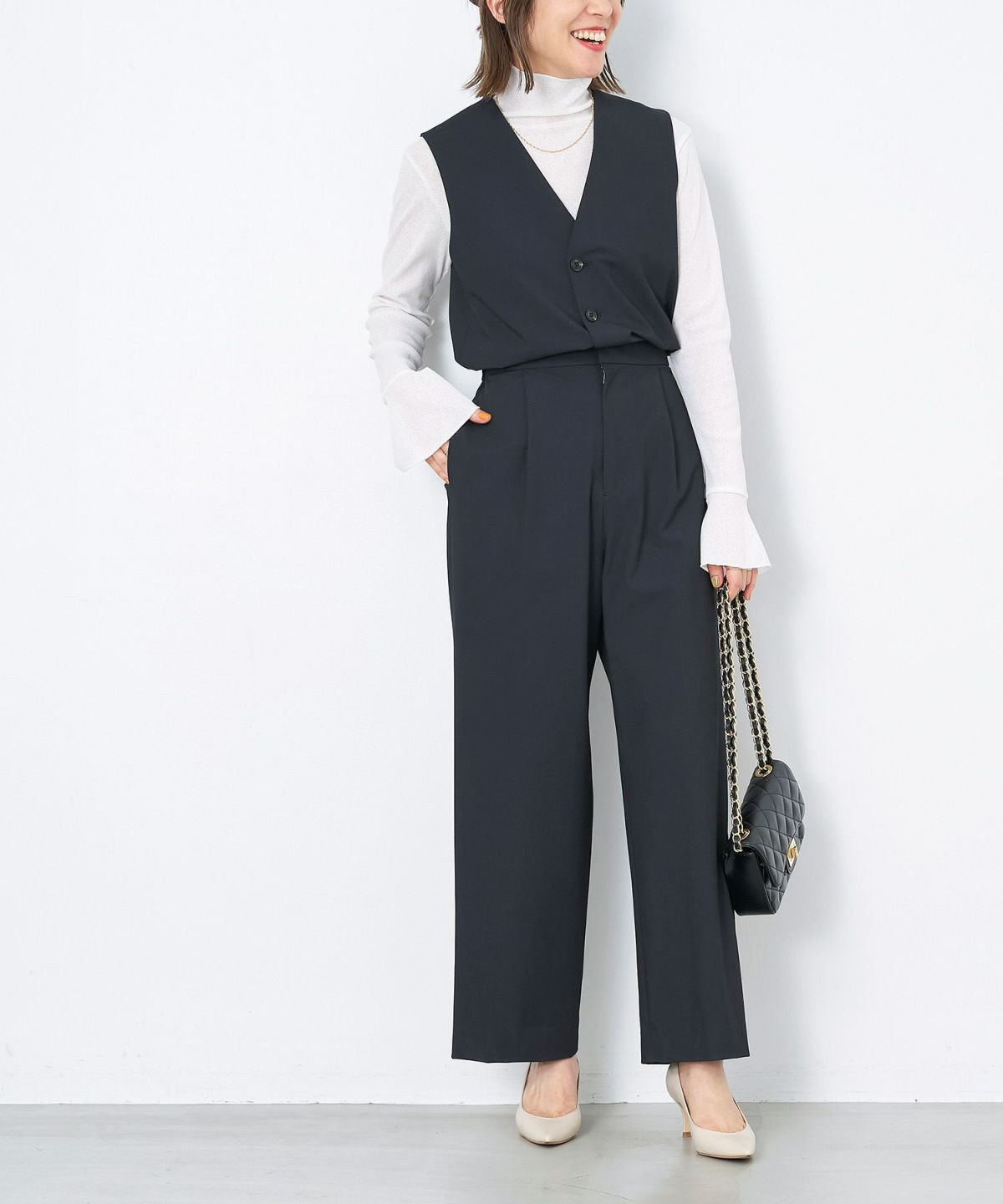 Vネックオールインワン/0125103012 | MICA&DEAL ONLINE STORE Vネックオールインワン/0125103012 | MICA&DEAL ONLINE STORE