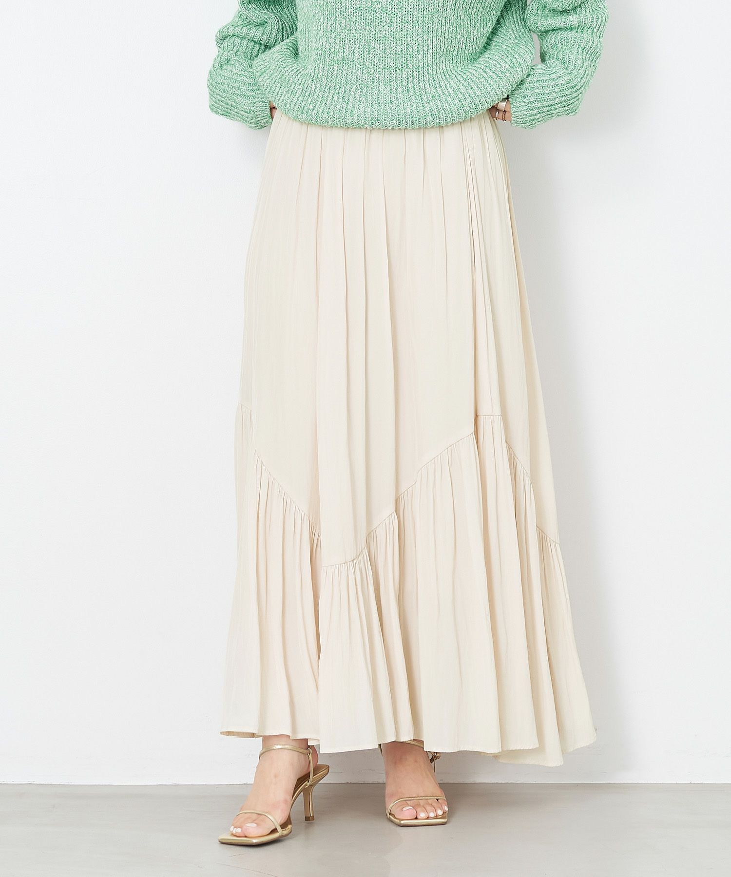 ウェーブカッティングフレアスカート/0125102026 | MICA&DEAL ONLINE STORE 