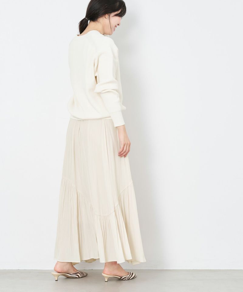 期間限定値下‼︎ 【新品・未使用】MICA&DEAL ウェーブカッティングスカート MICA&DEAL マイカアンドディール】WAVE CUTTING FLARE SKIRT