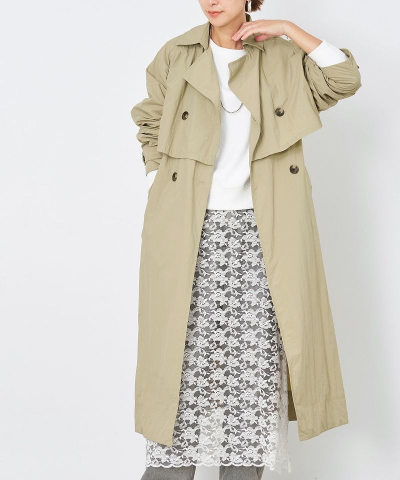 レイヤートレンチコート/0125107039 | MICA&DEAL ONLINE STORE レイヤートレンチコート/0125107039 | MICA&DEAL ONLINE STORE