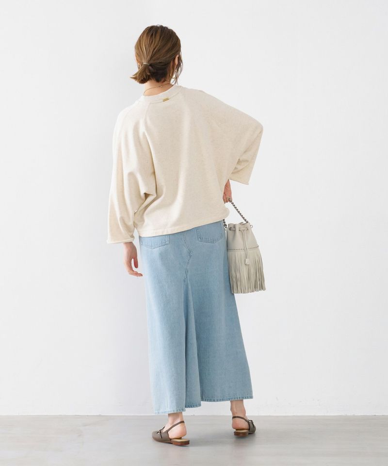 ワイドスリーブロゴスウェット/0125109018 | MICA&DEAL ONLINE STORE