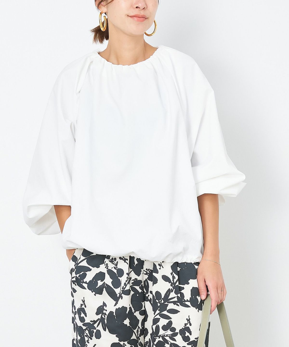 バルーンスリーブブラウス/0125101030 | MICA&DEAL ONLINE STORE