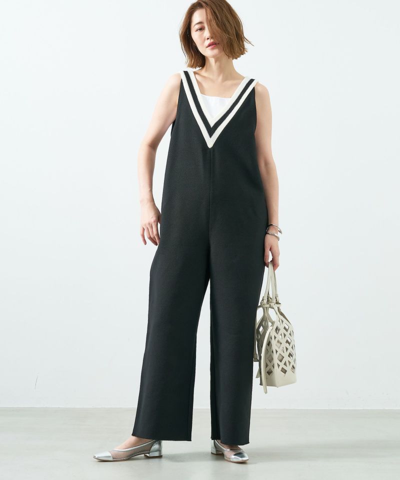 30%off]【ADAWAS】ニットオールインワン-LIGHT INLAY JUMPSUIT