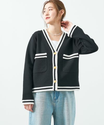 20%off]【ADAWAS】ニットジャケット-LIGHT INLAY JACKET