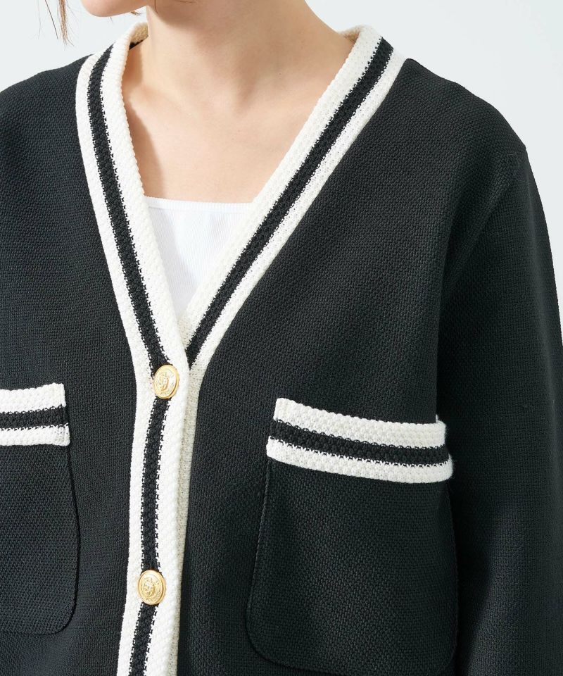 20%off]【ADAWAS】ニットジャケット-LIGHT INLAY JACKET
