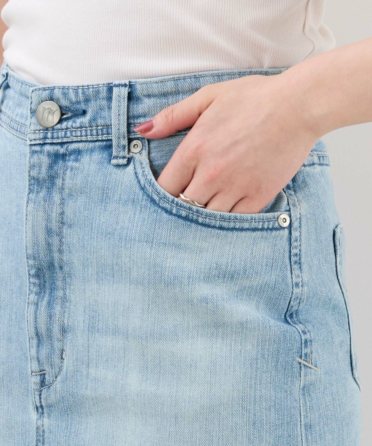 YANUK デニムスリットボックススカート スリットロングスカート | スカート | YANUK ONLINE STORE