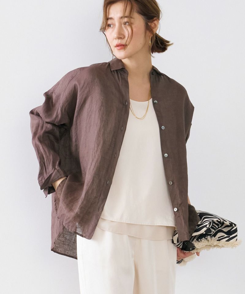 リネンシャツ/0125101057 | MICA&DEAL ONLINE STORE