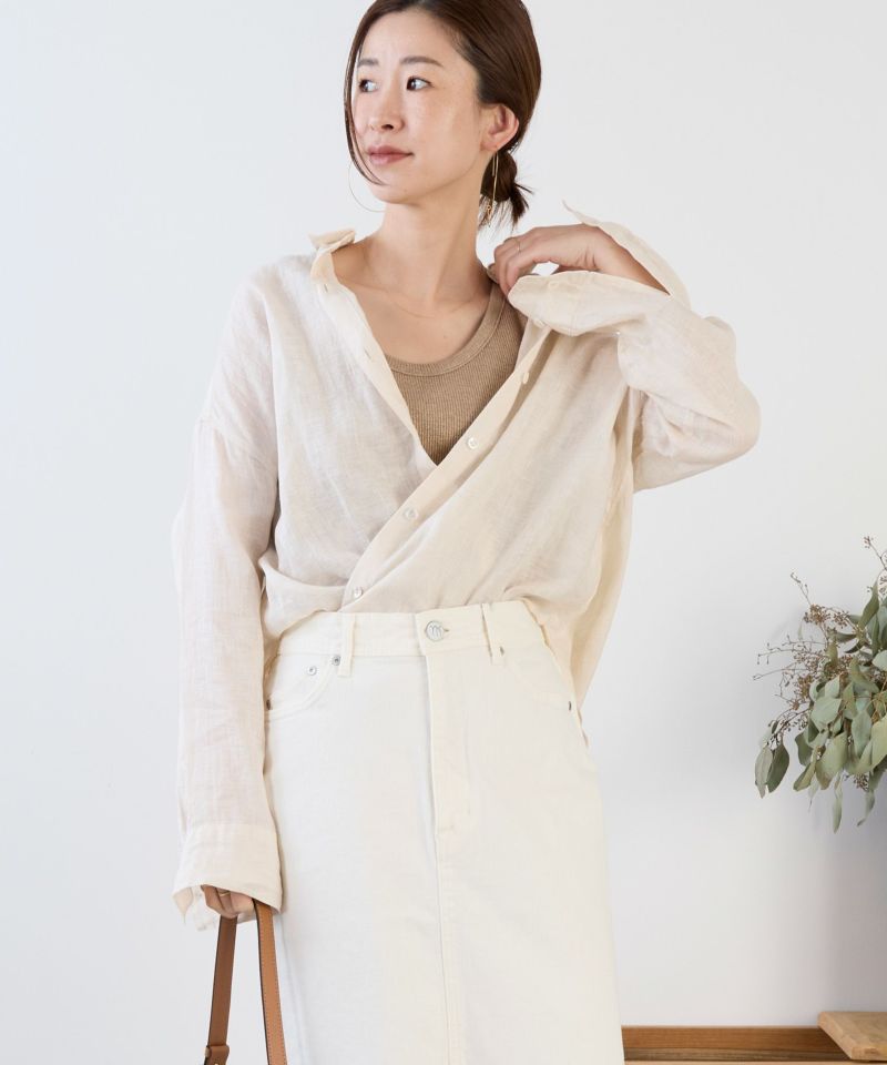 50%off]リネンシャツ/0125101057 | MICA&DEAL ONLINE STORE