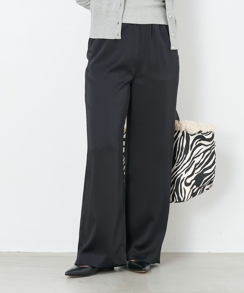 50%off]サテンイージーパンツ/0125103059 | MICA&DEAL ONLINE STORE