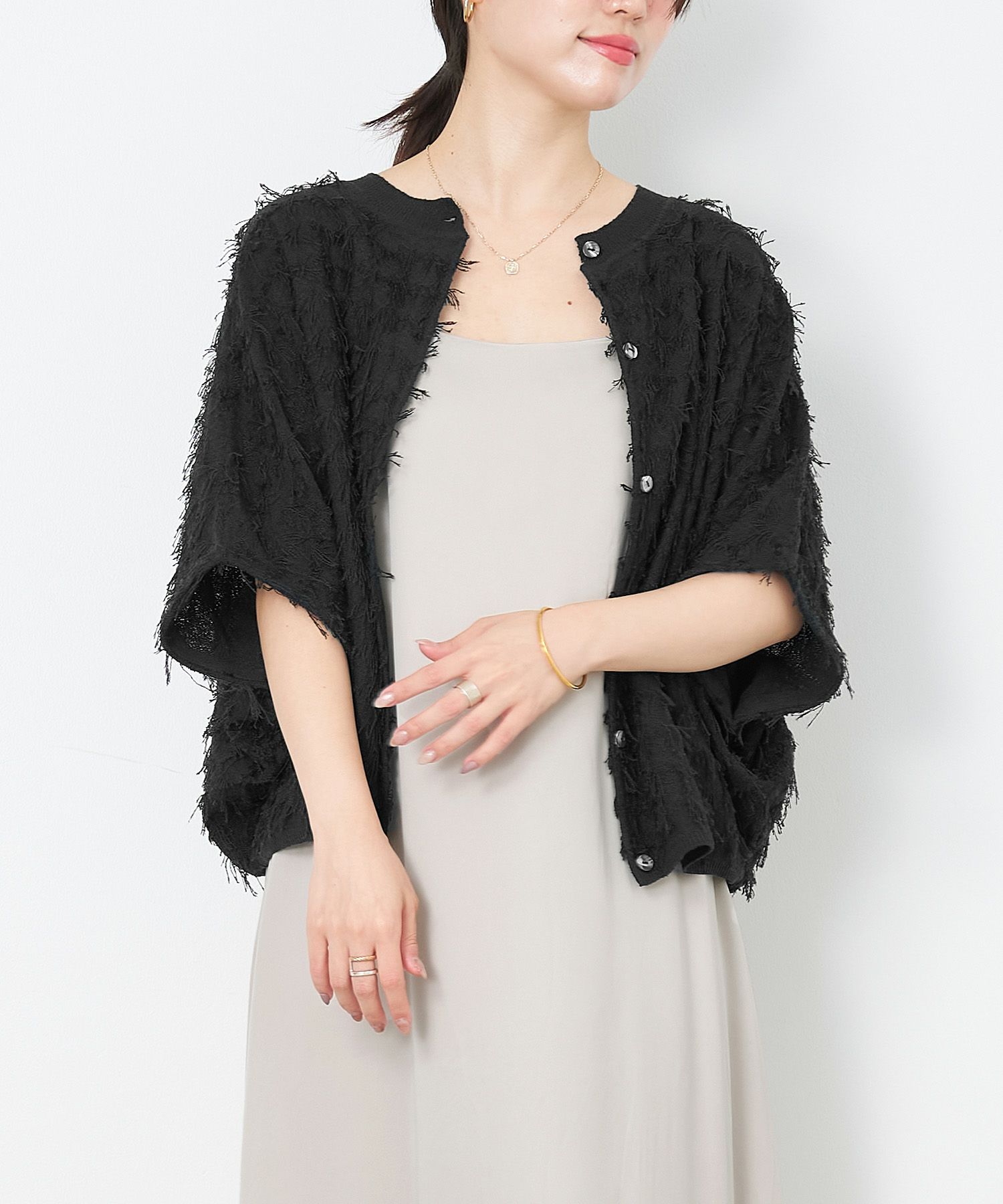 フリンジジャガードボレロ/0125108055 | MICA&DEAL ONLINE STORE