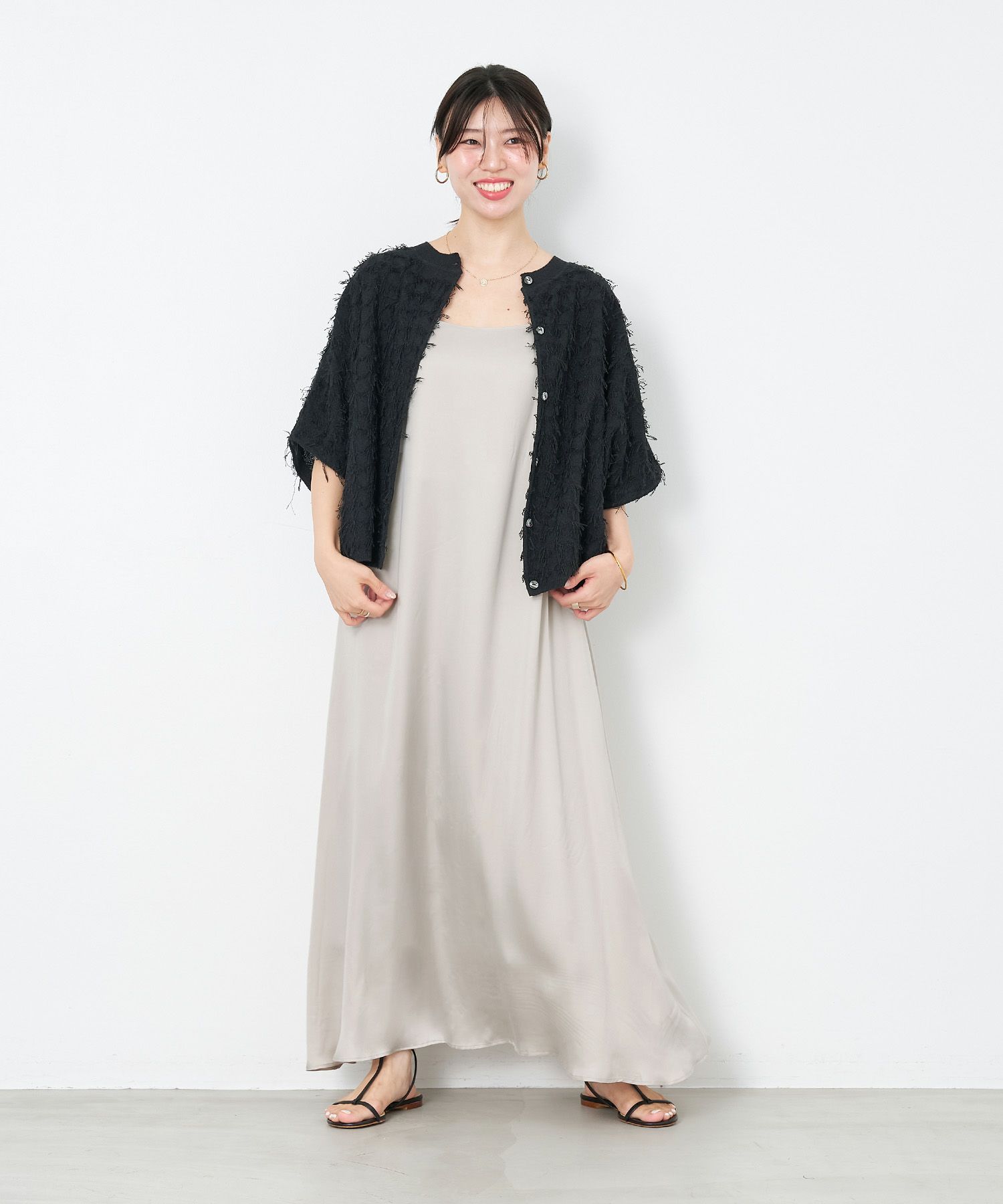 フリンジジャガードボレロ/0125108055 | MICA&DEAL ONLINE STORE