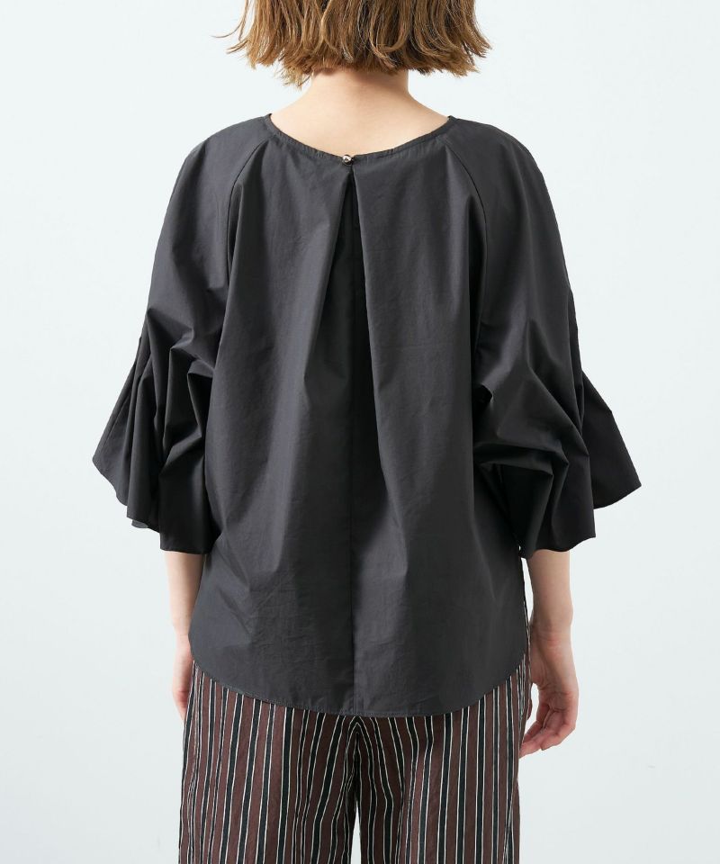 美品MICA&DEAL パフスリーブビッグブラウス MICA&DEAL マイカ＆ディール ブラウス 0125201105 レディース