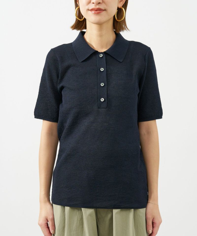 Maison Margela シアーポロシャツ 関税負担なし☆Maison MargielaメゾンマルジェラMロゴポロシャツ