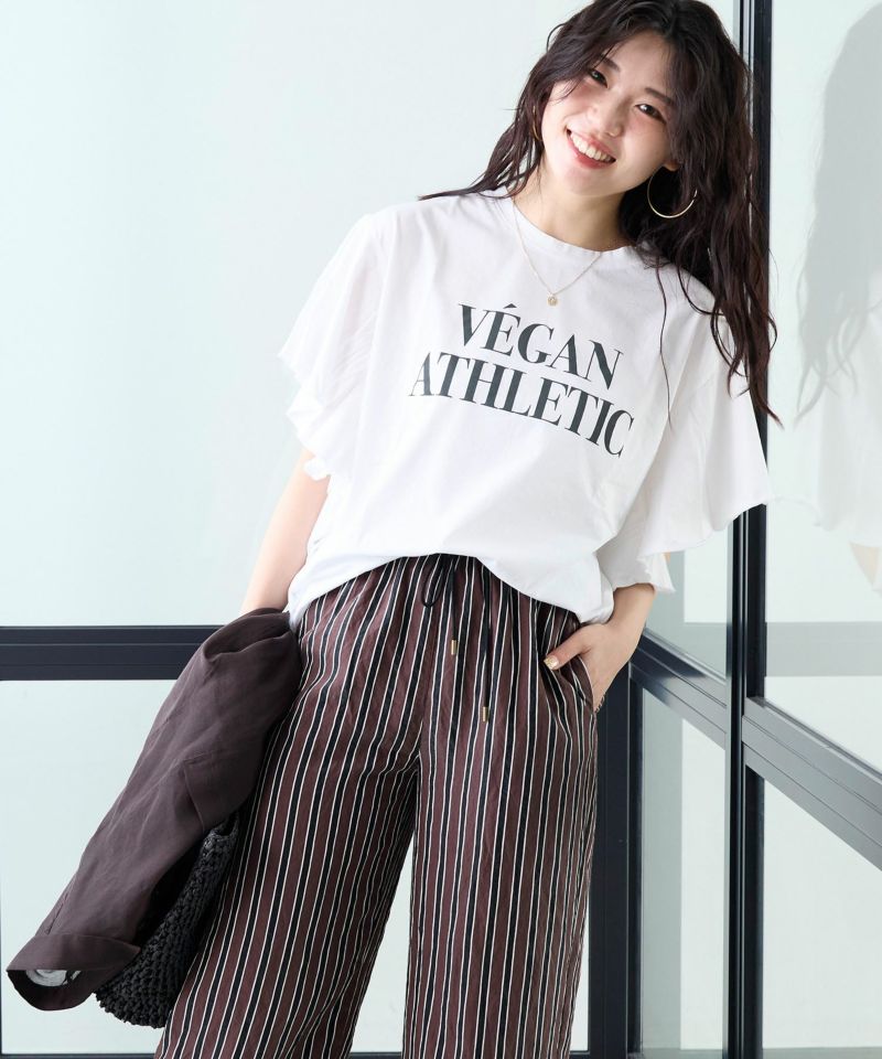 MICA&DEAL マイカアンドディール VEGANATHLETIC プリントフリルTシャツ 0125209111 レディース【クリックポスト可】 楽天市場】MICA&DEAL マイカアンドディール VEGANATHLETIC
