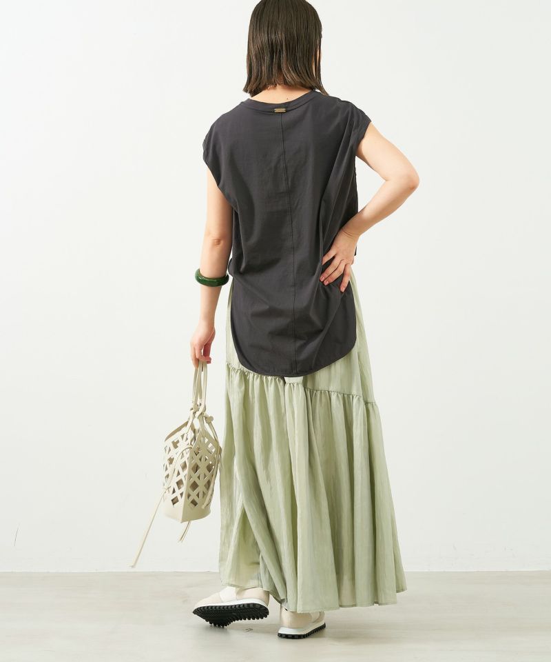 50%off]アシンメトリーギャザースカート/0125202115 | MICA&DEAL