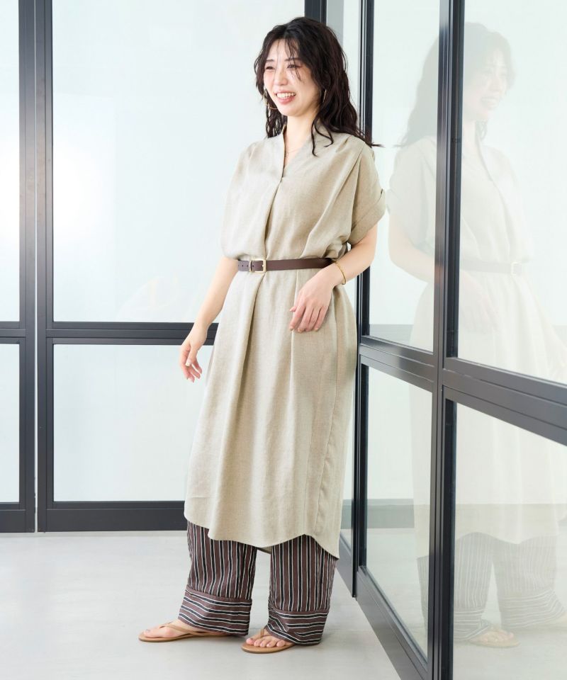 ローンタックショルダーワンピース【最終お値下げ】¥7,700→¥6,950 N.Natural Beauty Basic ワンピース ローンタックショルダー