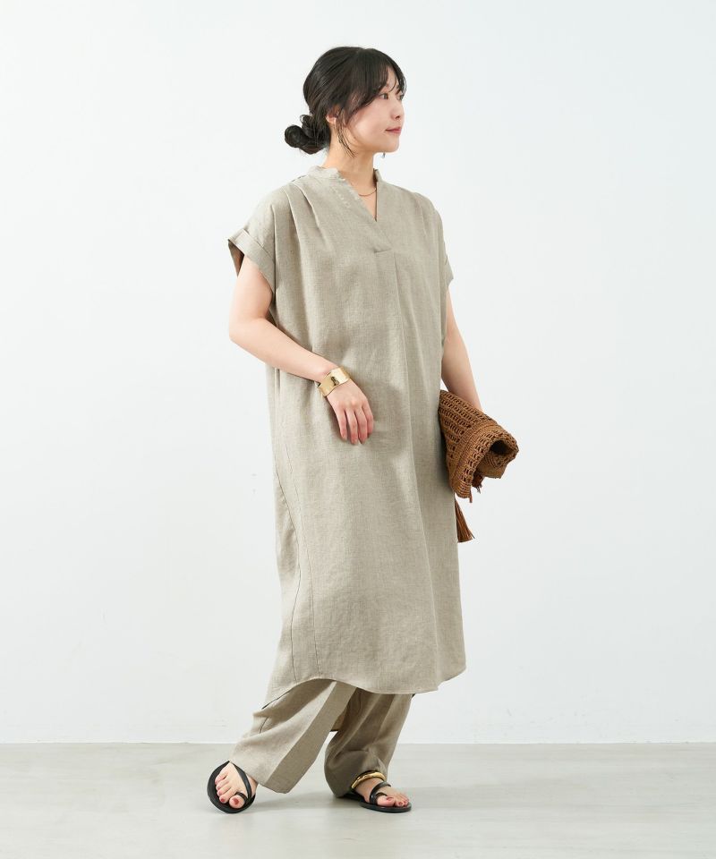 ZIMMERMANN ミディ丈ワンピース タック入り【関税なし】 30%off]タックショルダーワンピース/0125204118 | MICA&DEAL