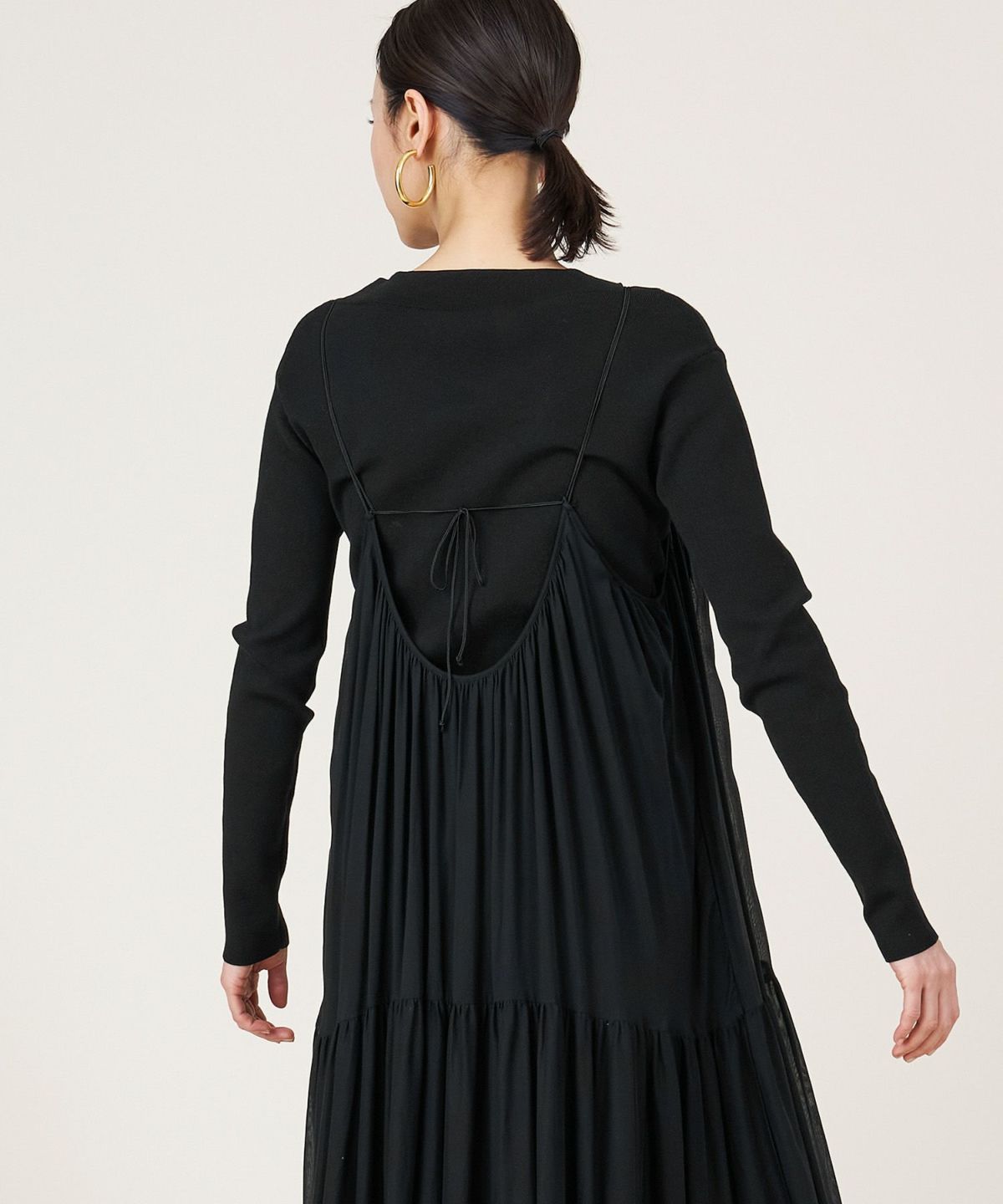 marmors】back ribbon gather one-piece/0225104032 | MICA&DEAL marmors】back ribbon gather one-piece/0225104032 | MICA&DEAL